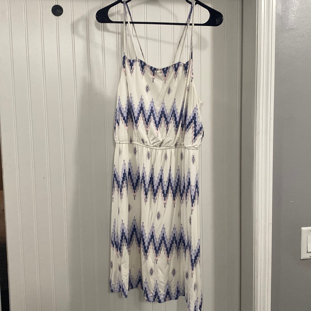 Off white strap dress